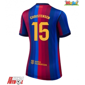 Barcelona Andreas Christensen #15 Primera Equipación Mujer 2026-27 Manga Corta